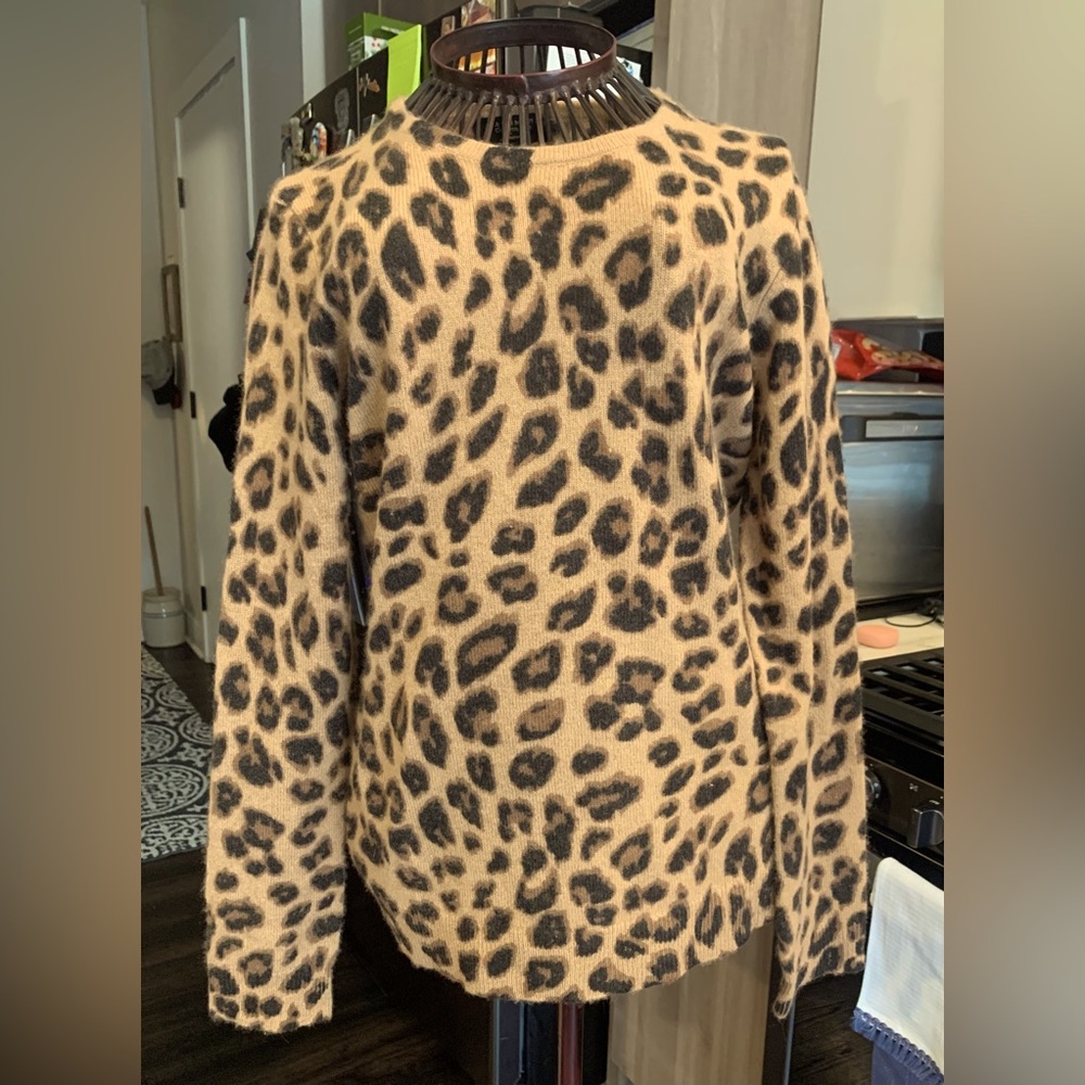 Cashmere Sweater Leopard print